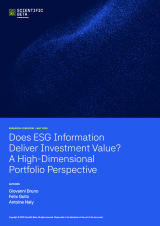 Does ESG Information Deliver Investment Value? A High-Dimensional Portfolio Perspective