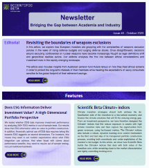 Scientific Beta newsletter issue n&ordm; 46, October 2025